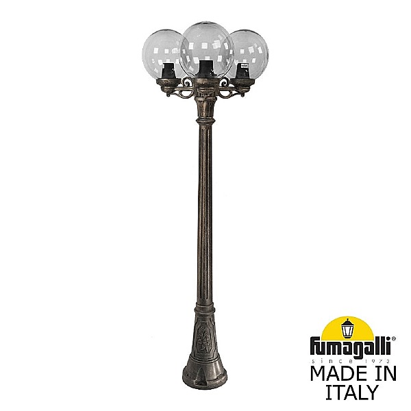 Столб фонарный уличный Fumagalli Globe 250 G25.158.S30.BZF1R