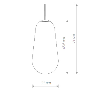 Плафон Nowodvorski Cameleon Pear L 8532