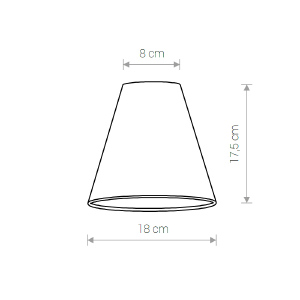 Абажур Nowodvorski Cameleon Cone S 8502