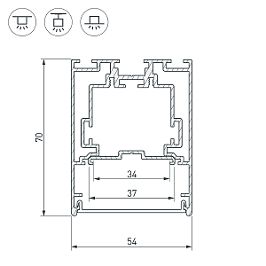 Профиль Arlight S2-Line 029440