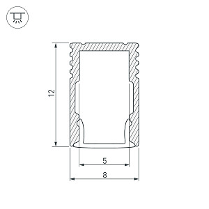 Профиль Arlight Sl-Mini 023714