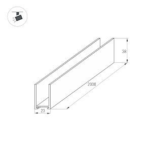 Шинопровод Arlight Mag-25 033242