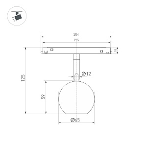 Трековый светильник Arlight MAG-ORIENT 035758