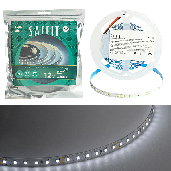 LED лента Saffit SST02 55242