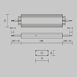 Блок питания Maytoni Power Supply Magnetic PSL008-150W-48V-IP67