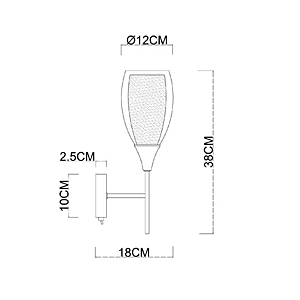 Настенное бра Arte Lamp Barry A7951AP-1CC