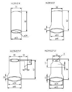 Патрон Kanlux Hldr-E27-D 2162