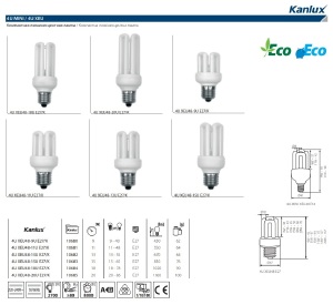 Лампа люминесцентная Kanlux 4U 10681