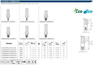 Лампа люминесцентная Kanlux 3U 10632