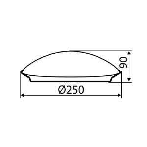 Уличный потолочный светильник Kanlux Plafmin 25690