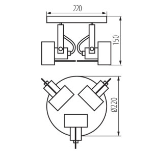 Светильник спот Kanlux Sonda 34927