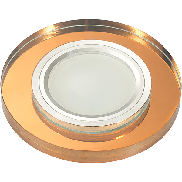 Встраиваемый светильник Fametto Luciole DLS-L106 GU5.3 CHROME/BRONZE